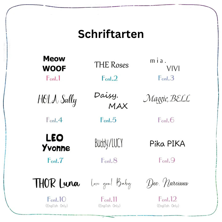 Personalisierter Haustier-Anhänger mit individueller Gravur – Namensschild für Hunde und Katzen, edel und langlebig für Halsbänder