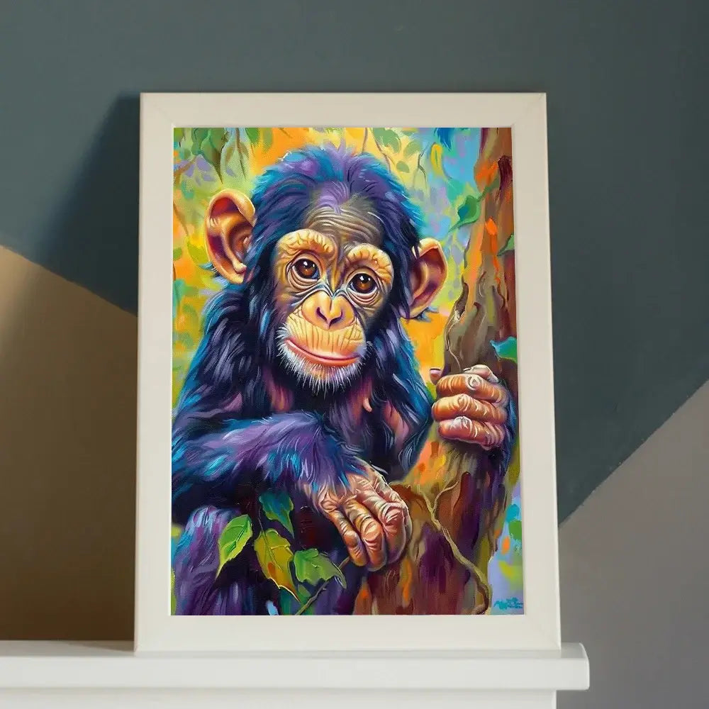 Malen-nach-Zahlen-Set mit Tiermotiv, 40x50 cm