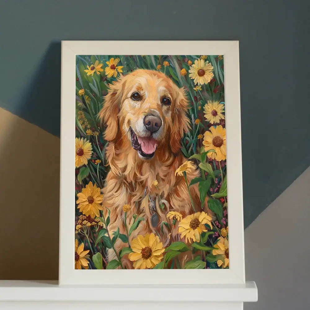 Malen-nach-Zahlen-Set mit Tiermotiv, 40x50 cm